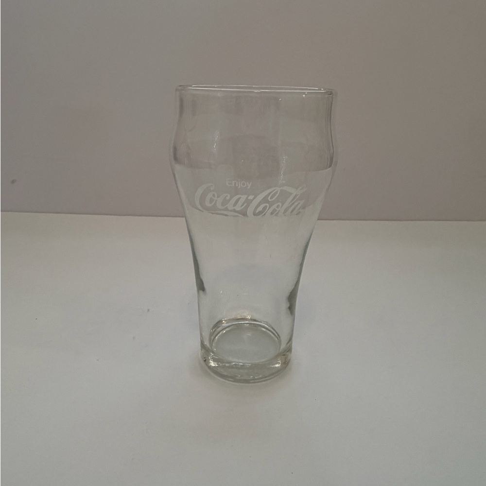 Vintage Clear Coca-Cola Soda Fountain Glass